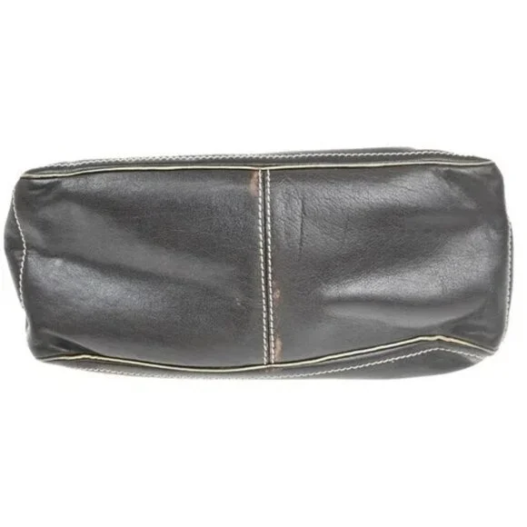 CELINE Logo Boogie Hand Bag Leather Brown GHW Italy 61EG236